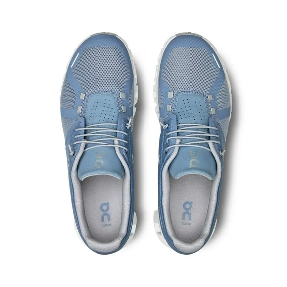 On Running Cloud5 Size 11 In Chambray White For Men New Best Price - Picture 2 of 4